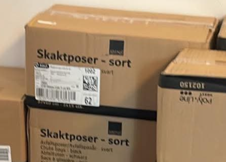 Omdeling af skraldeposer